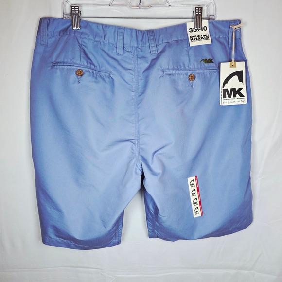 Mountain Khakis Other - Mountain Khakis Broadway Fit Shorts Mens 38x10 Blue Cotton Blend NWT